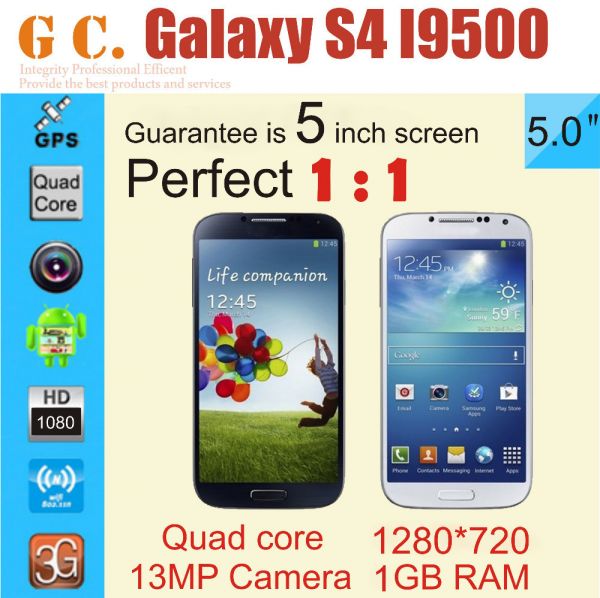 Perfect 1:1 5" S4 Quad MTK6589 1.6GHz Android 4.2-1001290179